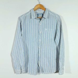 Off White Striped Shirt For Men's