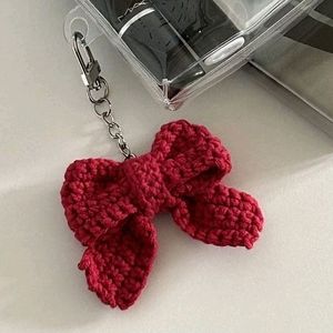 Red Bow Keychain/ Coquette Charm