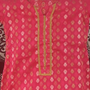 pink kurta