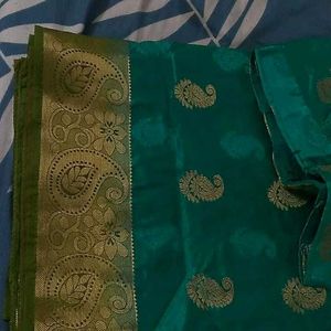 Pure Mango Raw Silk Saree