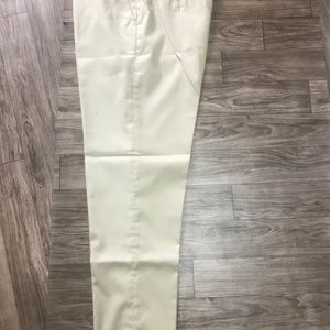 Cream 36 Formal Trouser