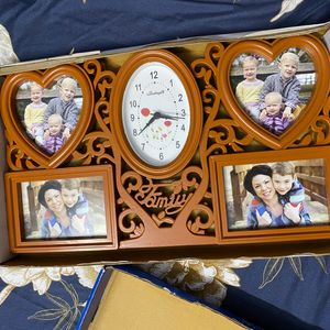 Beautiful Wall Clock And Photo Frame