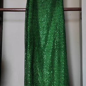 Green Shimmer Dress