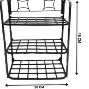 3 Shelves Good Quality Plastic Storage Shelf