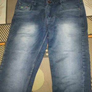 Men Denim.jeans Short Length In Coins