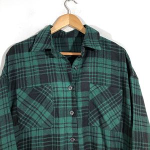 Green&Black Checked Shirt (Women’s)