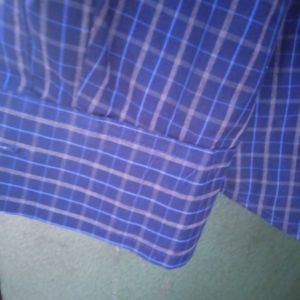 Blue Checked Shirt Lightly Used