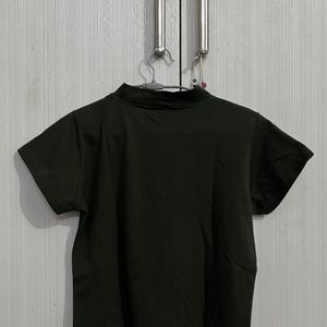Turtleneck T-shirt