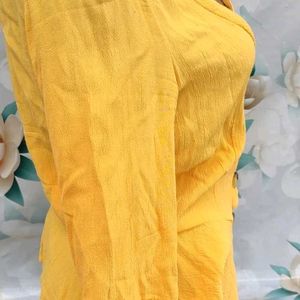 Women's Yellow Hippie Blouse