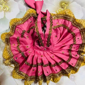 Fancy Laddu Gopal Fanc Cotton Dress