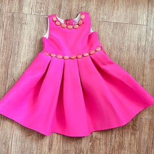 Party Frock With Beads From Firstcry