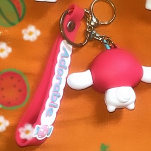 Cinnamoroll Cherry Keychain