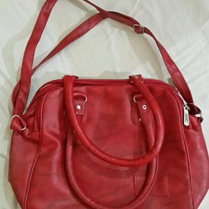 Very Spacious Red Handbag/Slingbag