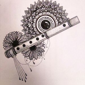 Mandala Flute Art