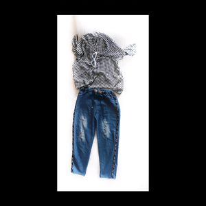 Boho Chic Joggers Pant For Girls With Drawstring