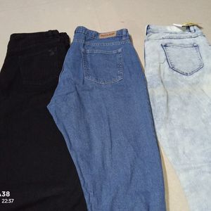 Jeans 👖 Women 3 Pc