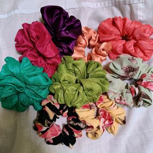 9 Scrunchies Combo