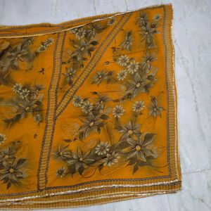 Zari Border Saree