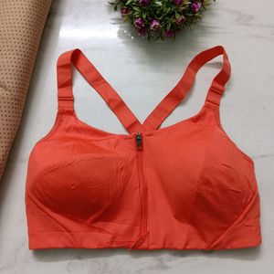 FRONT ZIP SPORTS BRA