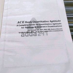 Ace Quant Book Adda 247 Like New No Coins