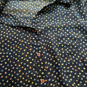 Net Dotted Shirt