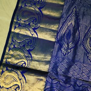 Blue Colour Uppada Pattu Saree