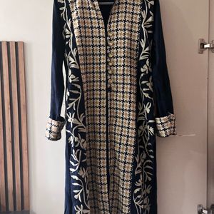 Woollen Blue Kurti