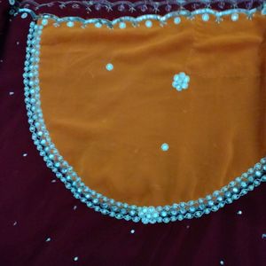 Double Colour Saree