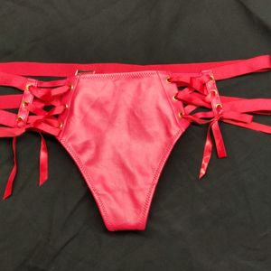 Leather Thong Size 32 Victoria's