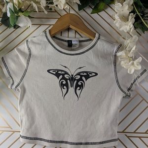 H&M Butterfly Detail Top