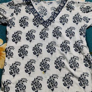 Short  Printed Kurta