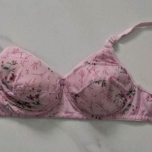 🩷36B Padded Cotton Bra BabyPink🩷