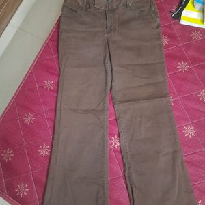 Brown Flared Pants