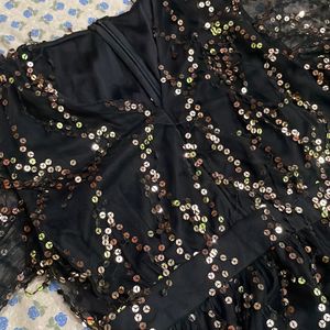 Black Squance Work Dress