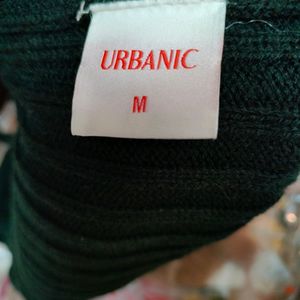 Urbanic Acrylic Woven Crop Top