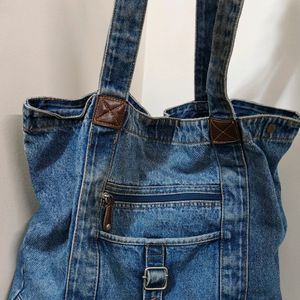 Y2k Denim Tote Bag Big Size