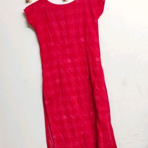 Red Women's Kurti