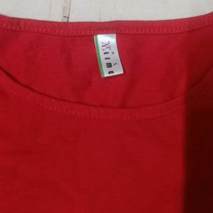 Red Crop Top New