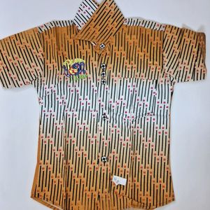 BOYS COTTON SHIRTS HALF HAND 3-5 Yrs Set 2 Nos