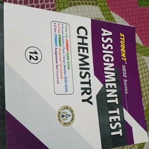 Assignment Test For Chemistry Or Physics Class 12