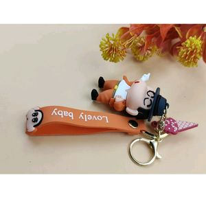 Orange Shin-chan Sunny Boy Keychain