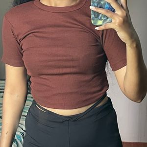 Brown Tee