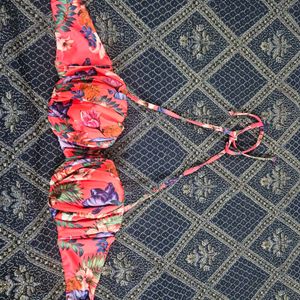 Stylish Beach Bra Orange Colour