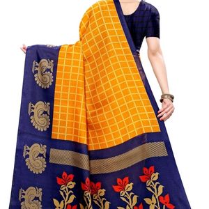 Printed Art Silk Saree