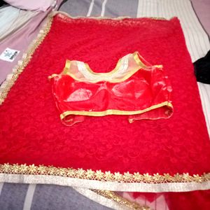 Red Saree