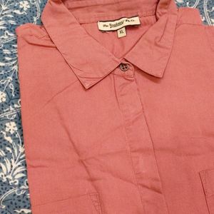 Roadster Life Half Sleeves Pink Shirt