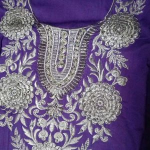 Cotton Embroidery Suit