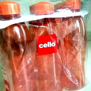 Brand New Cello Water Bottle Set Of 6