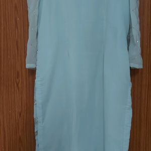 Straight sequence kurti