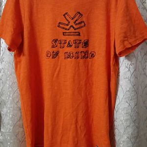 Mens Tshirt Orange Colour